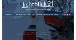 Desktop Screenshot of lichtblick21.de