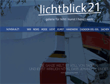 Tablet Screenshot of lichtblick21.de